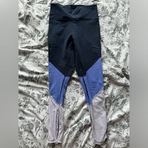 Fabletics PowerHold leggings with multicolour + mesh details